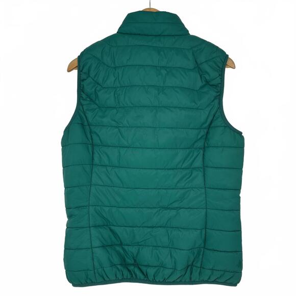 Jeep Jamboree USA Quilted Teal Polyloft Puffer Vest - Outdoors gropcore granola - Picture 2 of 9